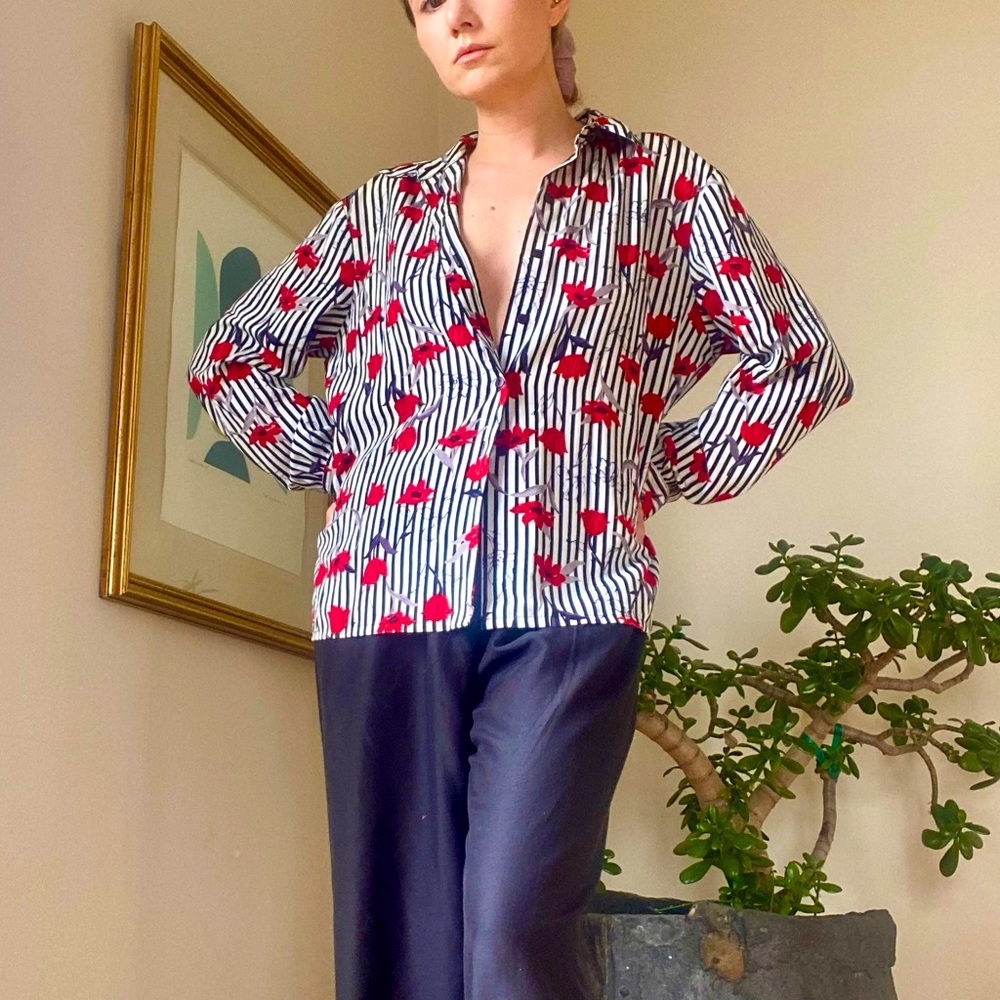 Vintage Button Down Blouse